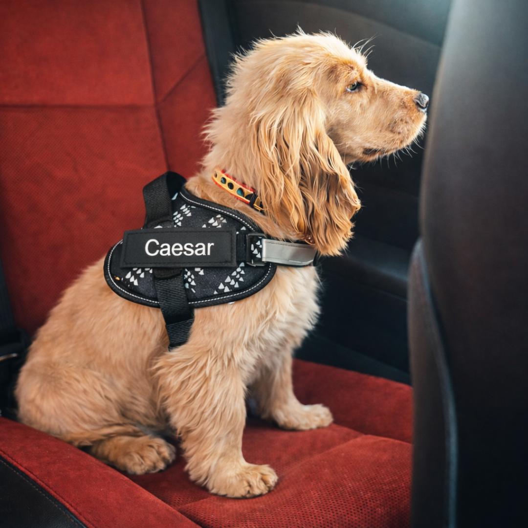 Personalized No Pull Dog Harness with Custom Name Tag